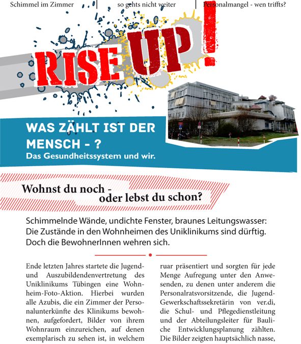 #1 riseUp! // Erste Nummer unserer Kleinzeitung erschienen!