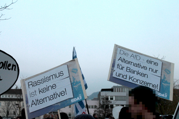 Aktionsbericht: gegen die AfD in Reutlingen!