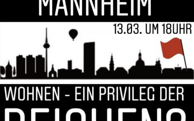 Offener Abend der SDAJ Mannheim: Wohnen – ein Privileg der Reichen?