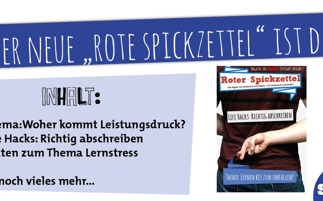 Neuer „Roter Spickzettel“ erschienen!