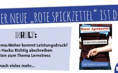 Neuer „Roter Spickzettel“ erschienen!