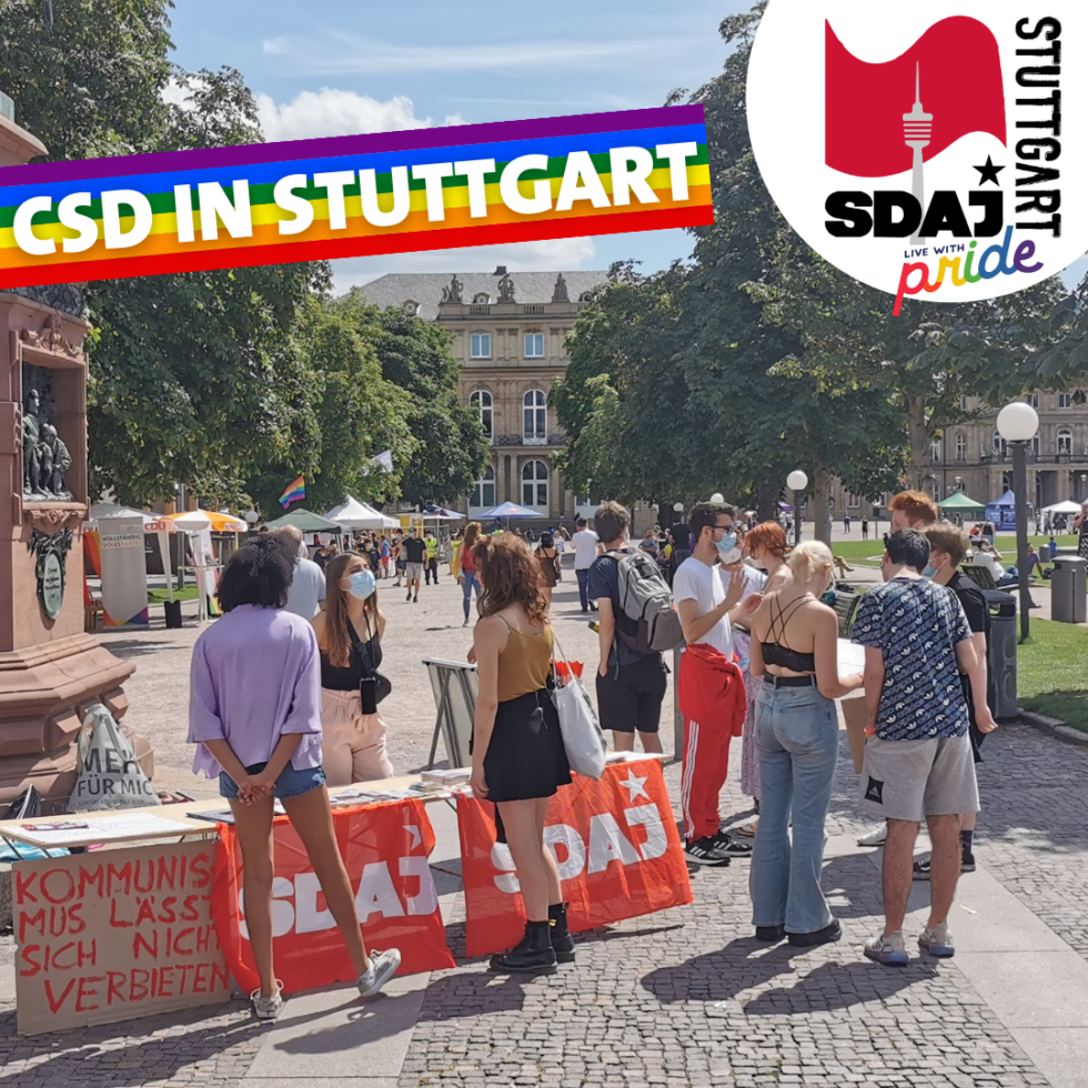 CSD in Stuttgart - SDAJ Baden-Württemberg